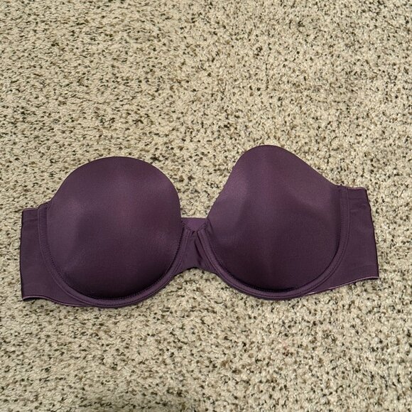 Victoria's Secret Other - Victoria's Secret | Lined Strapless Underwire Bra | Eggplant | Size: 36C